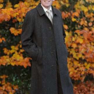 Connemara Tweed Overcoat Irish Bracken