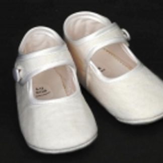 Irish Linen Christening Little Lady Shoes