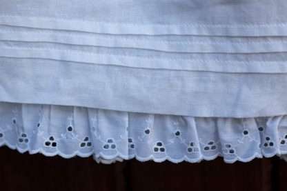 Pearls and Rosebuds Christening Gown Detail