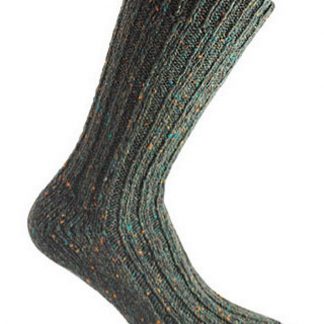 Donegal Tweed Sock Dark Green