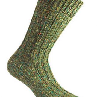 Donegal Tweed Sock Fern Green