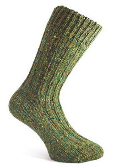Donegal Tweed Sock Fern Green