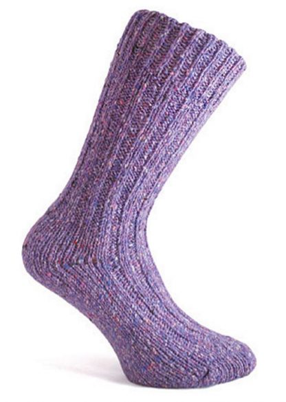 Donegal Tweed Sock Lavender