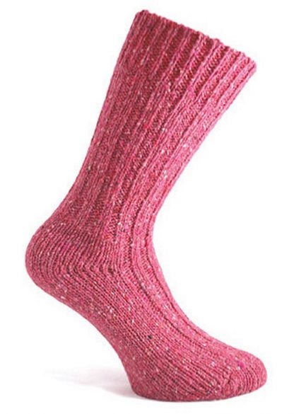 Donegal Tweed Sock Pink