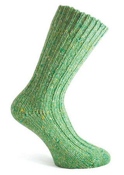 Donegal Tweed Sock Sea Green