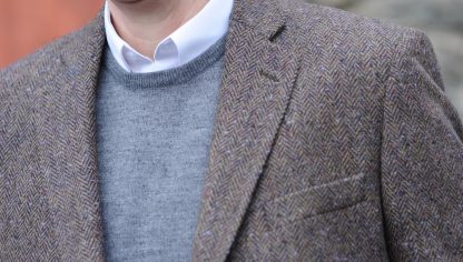 Ballyclare Herringbone Donegal Tweed Jacket