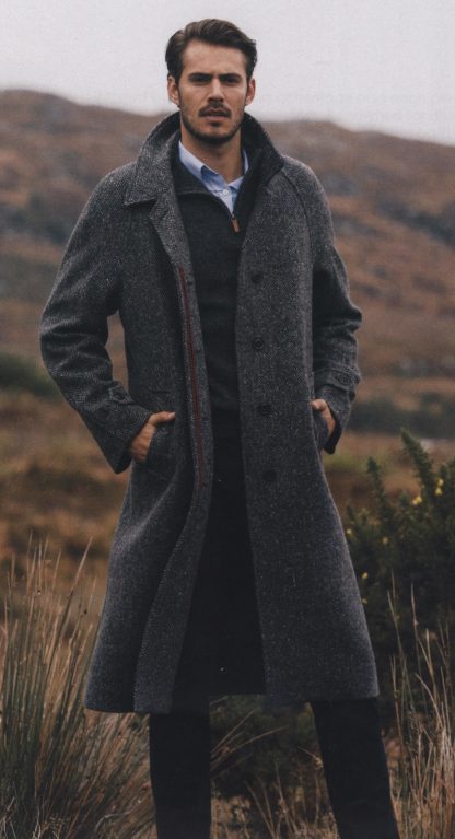 Connemara Overcoat Charcoal Fleck