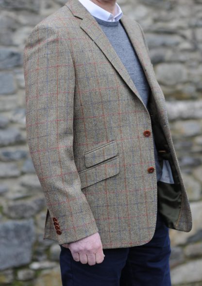 Glendalough Country Check Donegal Tweed Jacket
