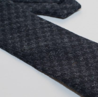 Donegal Tweed Tie Slate Grey Check