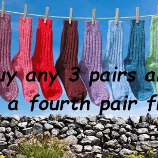 Donegal Tweed Socks - Buy 3 get 4th Free