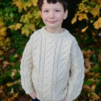 Childrens Heavyweight Aran Sweater