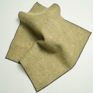 Donegal Tweed Pocket Square Apple Oatmeal
