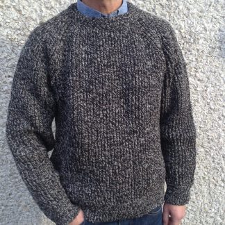 Tory Island Fishermans Sweater Storm Black