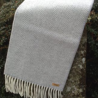 Silver Cloud Lambswool Scarf
