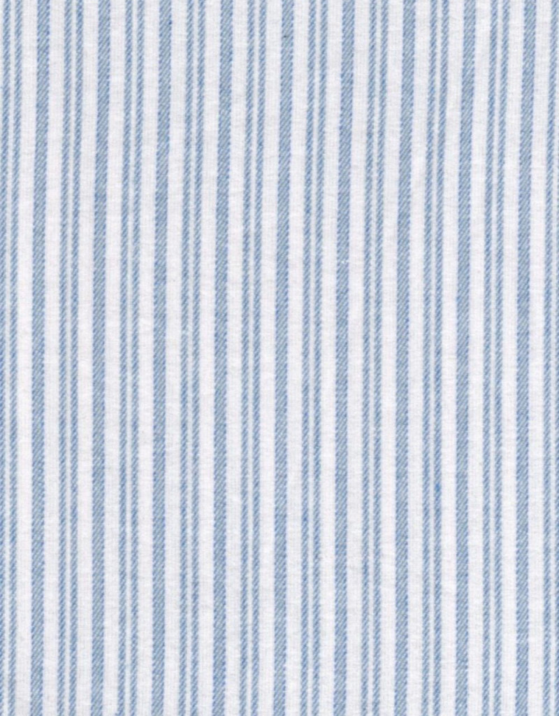 Gleneske Traditional Stripe Nightshirt Classic Blue