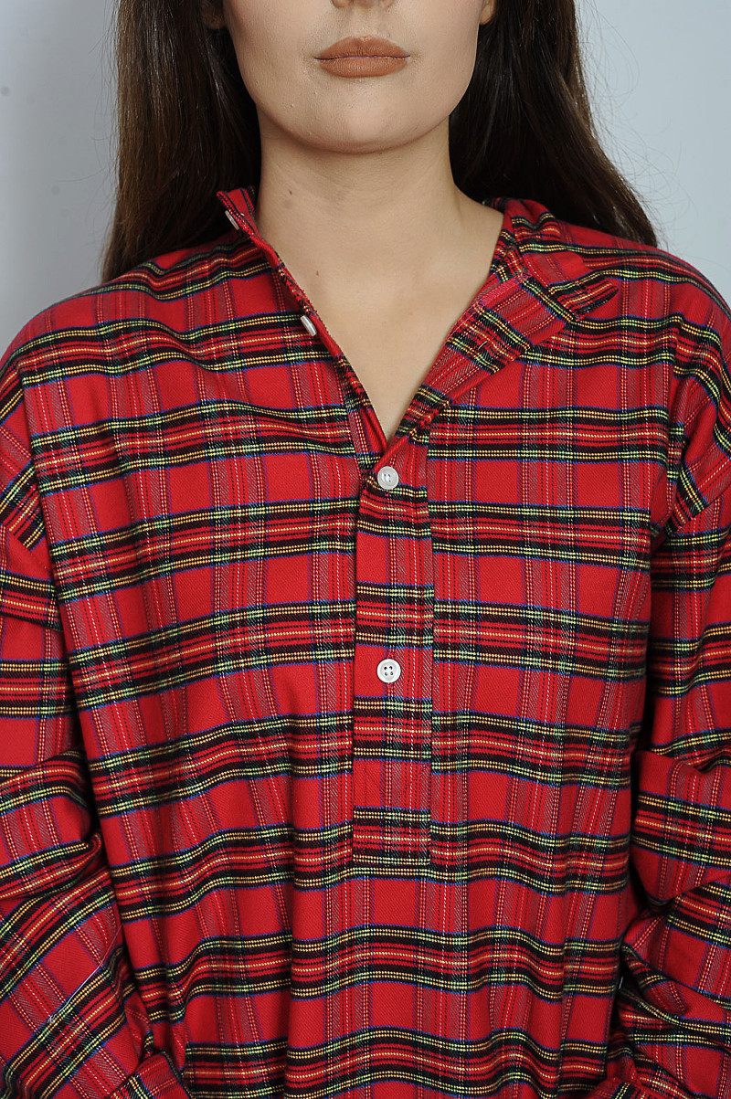 Gleneske Women's Irish Grandfather Shirt Royal Stewart