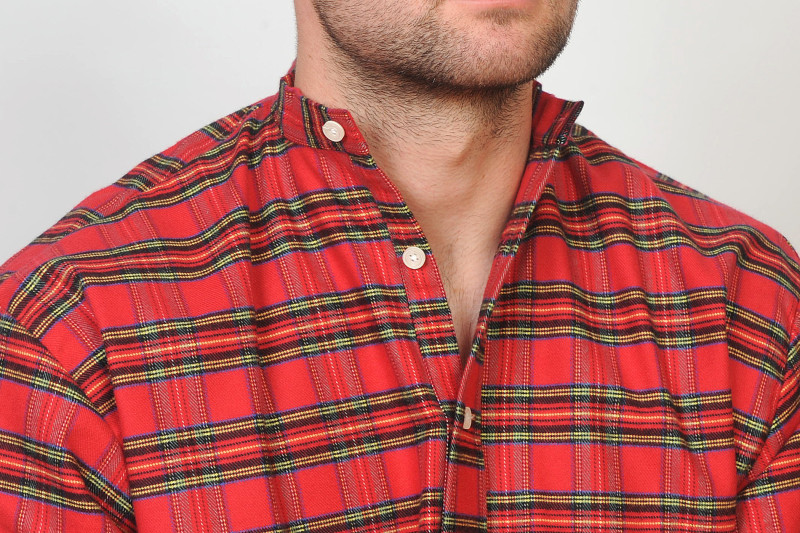 Gleneske Irish Grandfather Shirt Royal Stewart