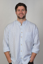 Claddagh Grandfather Shirt Ice Blue Stripe