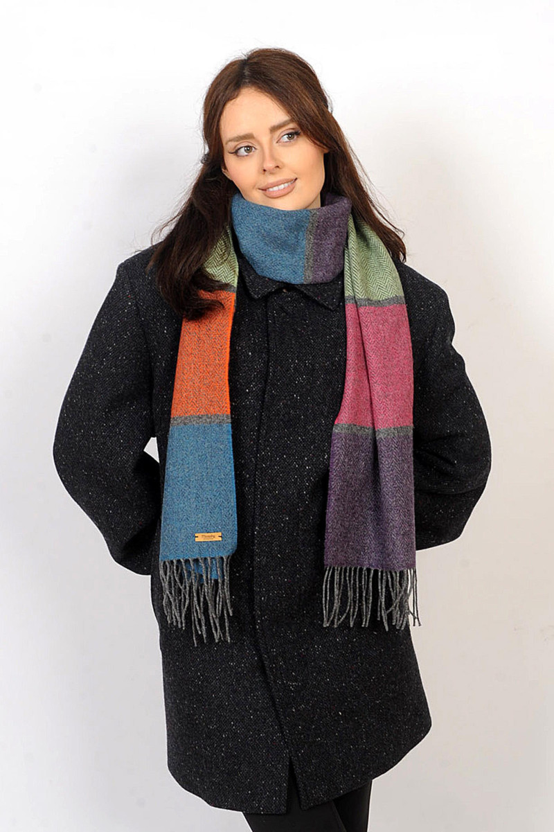 Morning Glory Lambswool Scarf