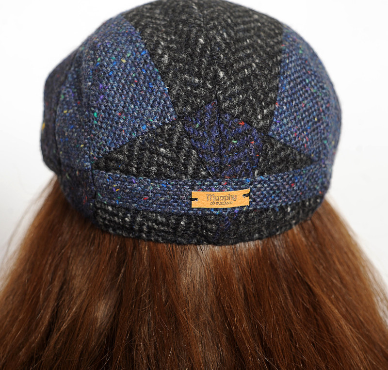 Women’s Brad Pitt Style Patchwork Cap Stormy Sea