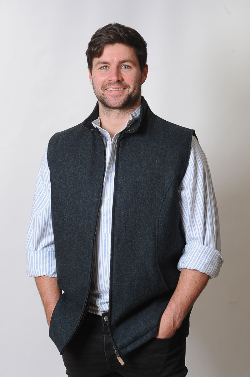 Finnegan Waistcoat Twilight Blue