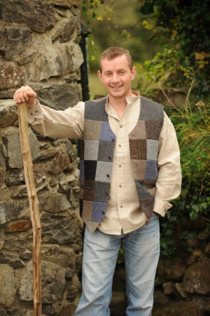 Glengesh Patchwork Tweedback Vest