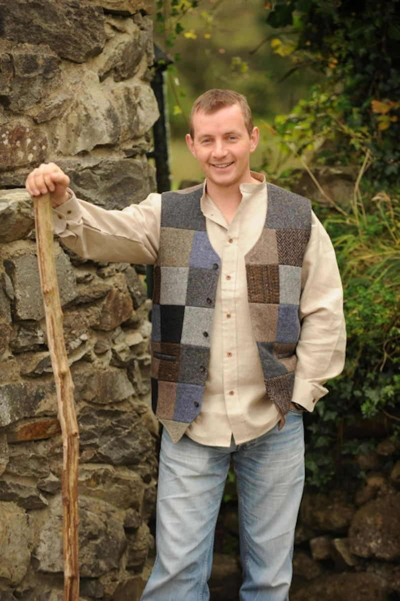 Glengesh Patchwork Tweedback Vest